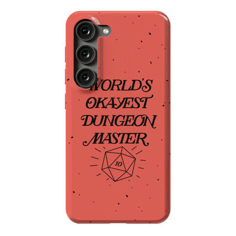 World's Okayest Dungeon Master Phone Case